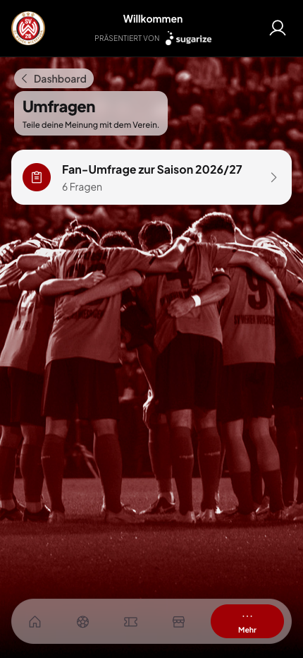 Fan-Umfrage beim SV Wehen Wiesbaden